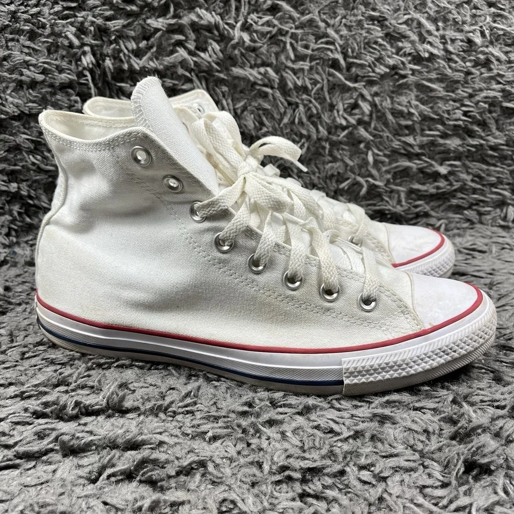 Converse Chuck Taylor All Star White High Tops Size 9 Men's / 11 Women's